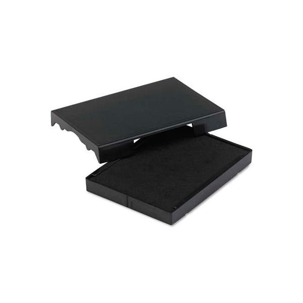 U.S. Stamp & Sign U. S. Stamp & Sign Trodat T4727 Dater Replacement Pad, 1 5/8 x 2 1/2, Black P4727BK - main